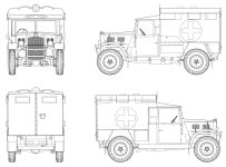 Чертеж Humber F.W.D. Ambulance