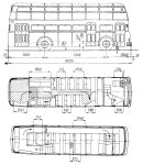 Чертеж автобуса Büssing D2U