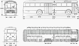 Чертеж Mercedes-Benz o317