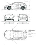 Чертеж Volkswagen Scirocco III