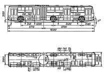 Чертеж Ikarus-280.48