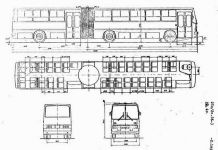 Чертеж Ikarus 280.20