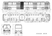 Чертеж Ikarus 280.33B