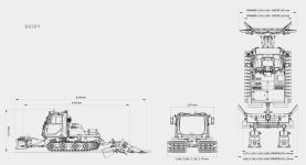 Чертеж Prinoth Husky X