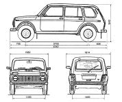 Чертеж ВАЗ-2131