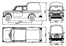 Чертеж ВАЗ-2329
