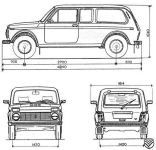 Чертеж ВАЗ-2129