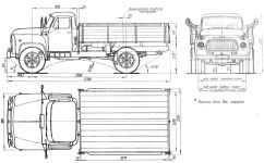 Чертеж ГАЗ-52-04