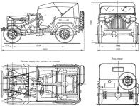 Чертеж ГАЗ-64