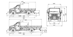 Чертеж ГАЗон NEXT
