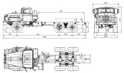 Чертеж Урал-4320-1912-40