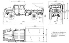 Чертеж Урал-43206-0551-71 4x4