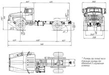 Чертеж Урал-43206-1151-61 4x4