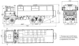 Чертеж Урал-М 3255-3013-79 6х6
