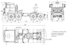 Чертеж Урал-М 542362-0111-70 8x8