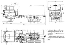 Чертеж Урал-М 5557-4512-80 6x6