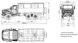 Чертеж Урал Next-32551-5013-73