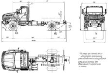 Чертеж Урал Next-43206-6151-71