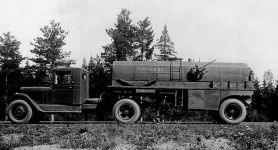 ЗиС-10 с полуприцепом-цистерной Б-ППД