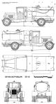 Чертеж бензозаправщика БЗ-43