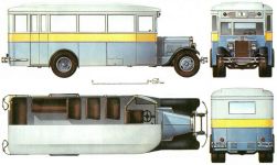 Чертеж автобуса ЗиС-8