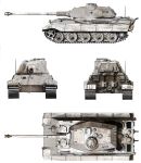 Силуэт PzKpfw VI Ausf B
