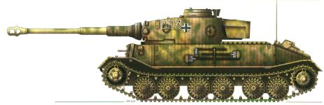 Силуэт Pz.Kpfw. VI «Tiger P»