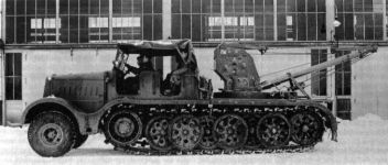 Полугусеничный бронированный тягач Sd.Kfz. 9/1