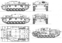 Чертеж Stug III Ausf.A
