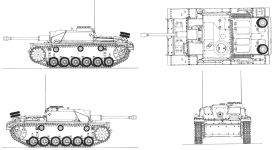Чертеж Stug III Ausf.G