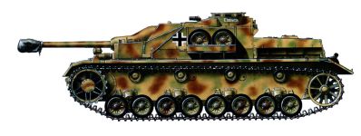Силуэт САУ StuG IV