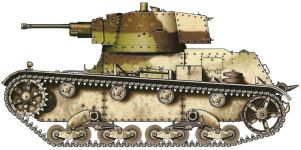 Силуэт танка 7TP