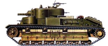 Силуэт танка Т-28
