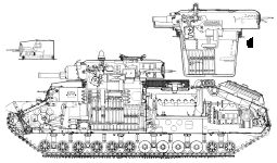 Компоновка танка Т-28