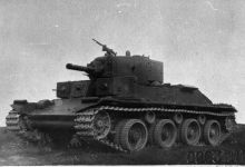 Эталонный образец танка Т-29, перевооружённый пушкой Л-10, на гусеничном ходу, 1938 год
