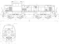 Чертеж тепловоза Class 741.7
