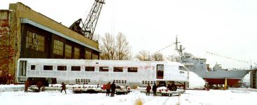 Скоростной электропоезд «Сокол-250» на судостроительной фирме «Алмаз»