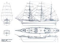 Чертеж Gorch Fock