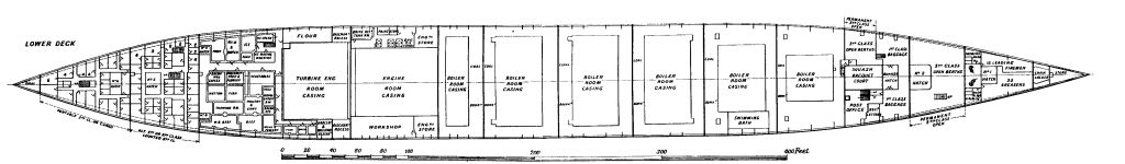 Нижняя палуба Титаника